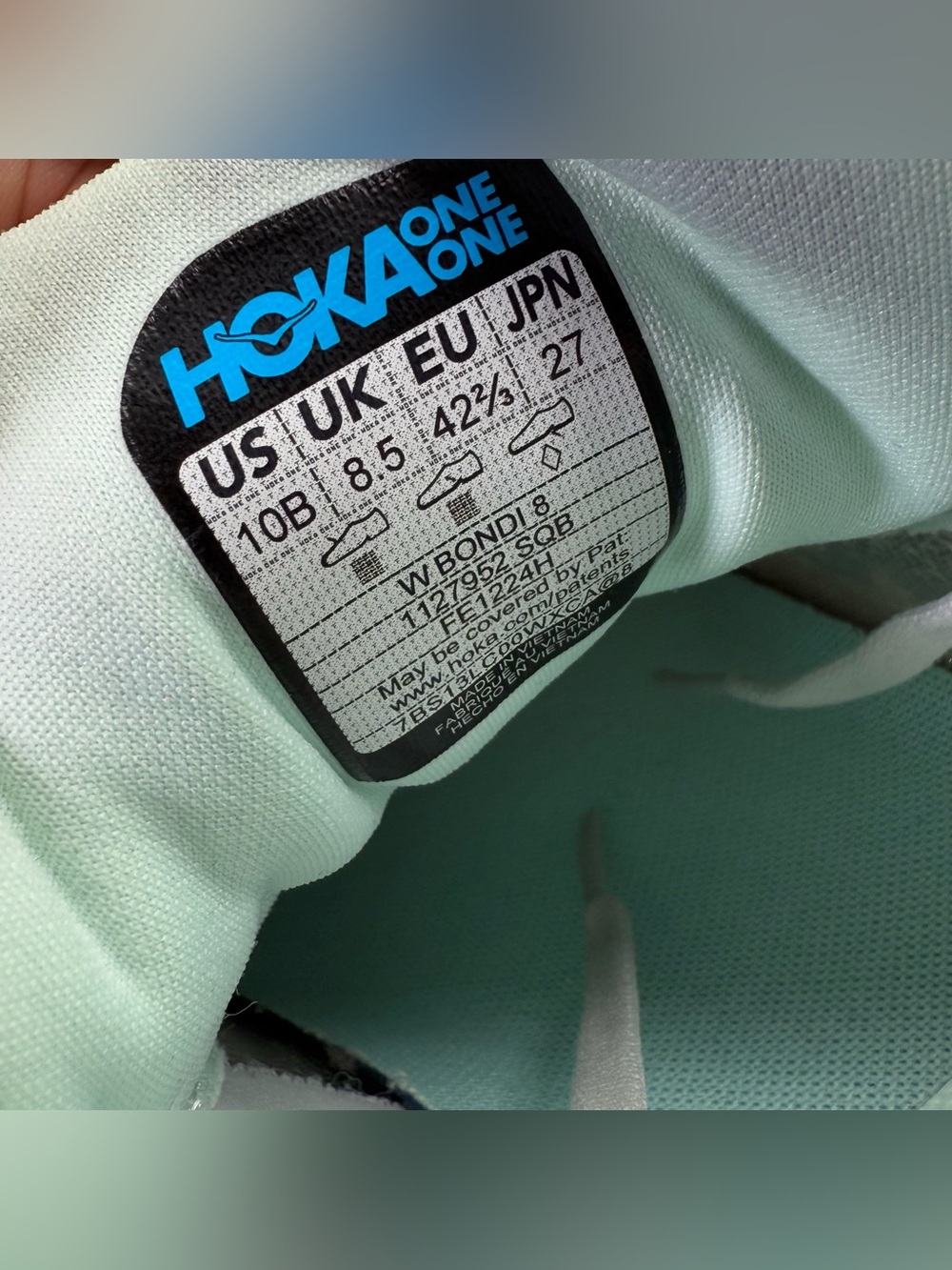 Hoka One One Women’s Stardust / Aqua Breeze Size 10B - Picture 10 of 10